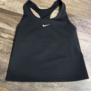 Nike Girls Dri-FIT Black Racerback Athletic Tank Top Youth Medium 10/12